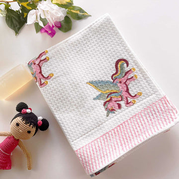 Kids Unicon Printed Towel 30x50 Inches