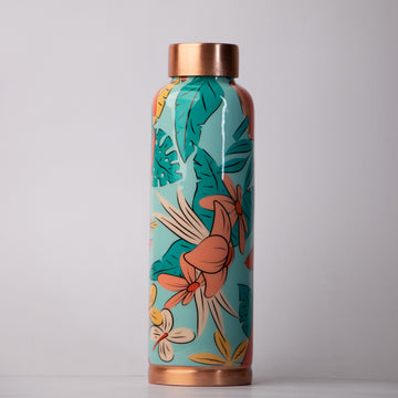 Fauna n Flaura| 100% Pure Copper Bottle|950 ml | Peacoy