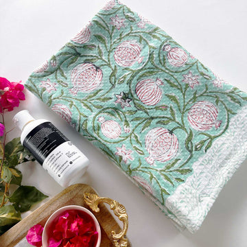 Wine Block Printed Towel 30x60 Inches