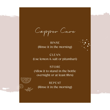 Black Peacock 100% Pure Copper Bottle - 1000 ml