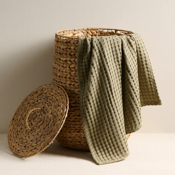 Beehive Cotton Bamboo Waffle XL Bath Towel