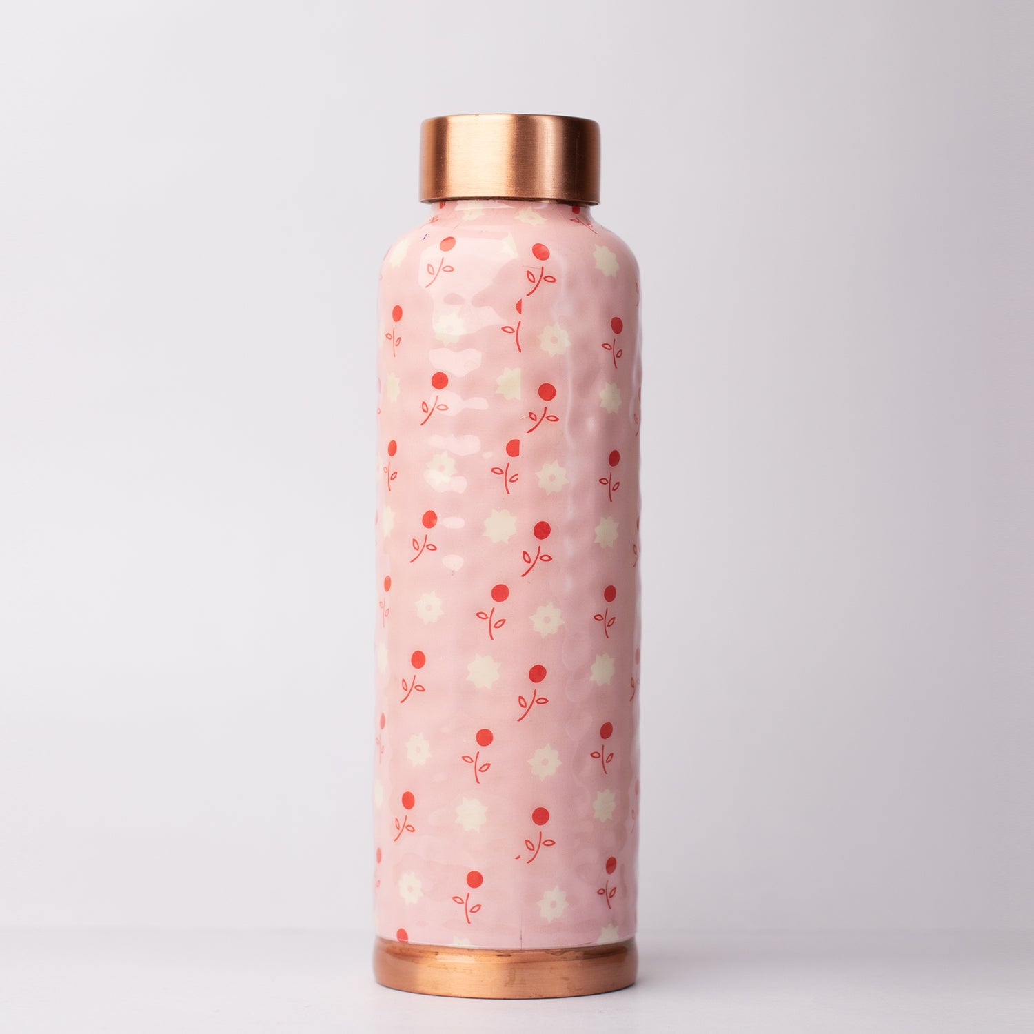 Pastel Pink Sapling | 100% Pure Copper Bottle|950 ml | Peacoy