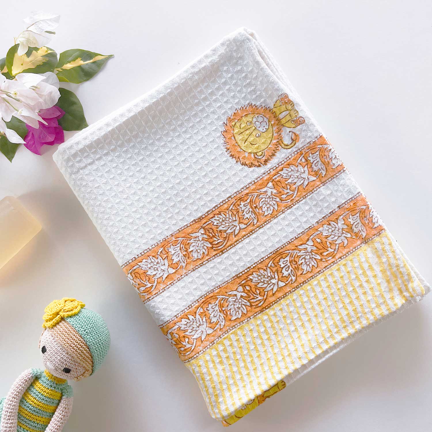 Kids Lion Printed Towel 30x50 Inches