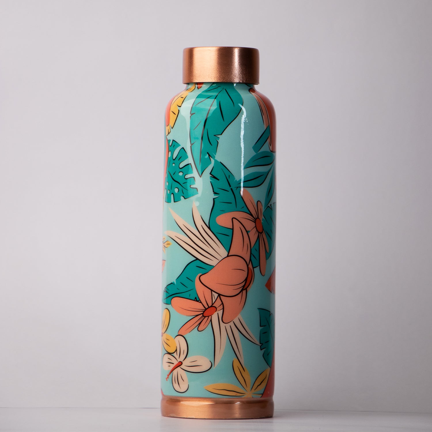 Fauna n Flaura| 100% Pure Copper Bottle|950 ml | Peacoy