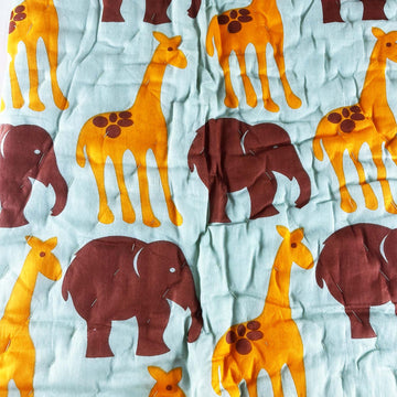 Baby Quilt Cute Elephant Baby Single Quilt 40x60 Inches