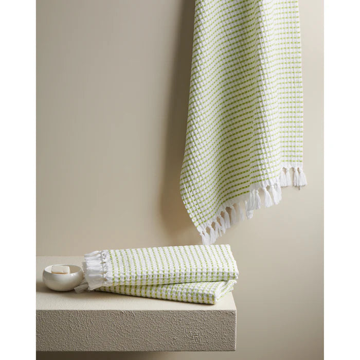 Sprinkle Box Cotton Waffle Bath Towel