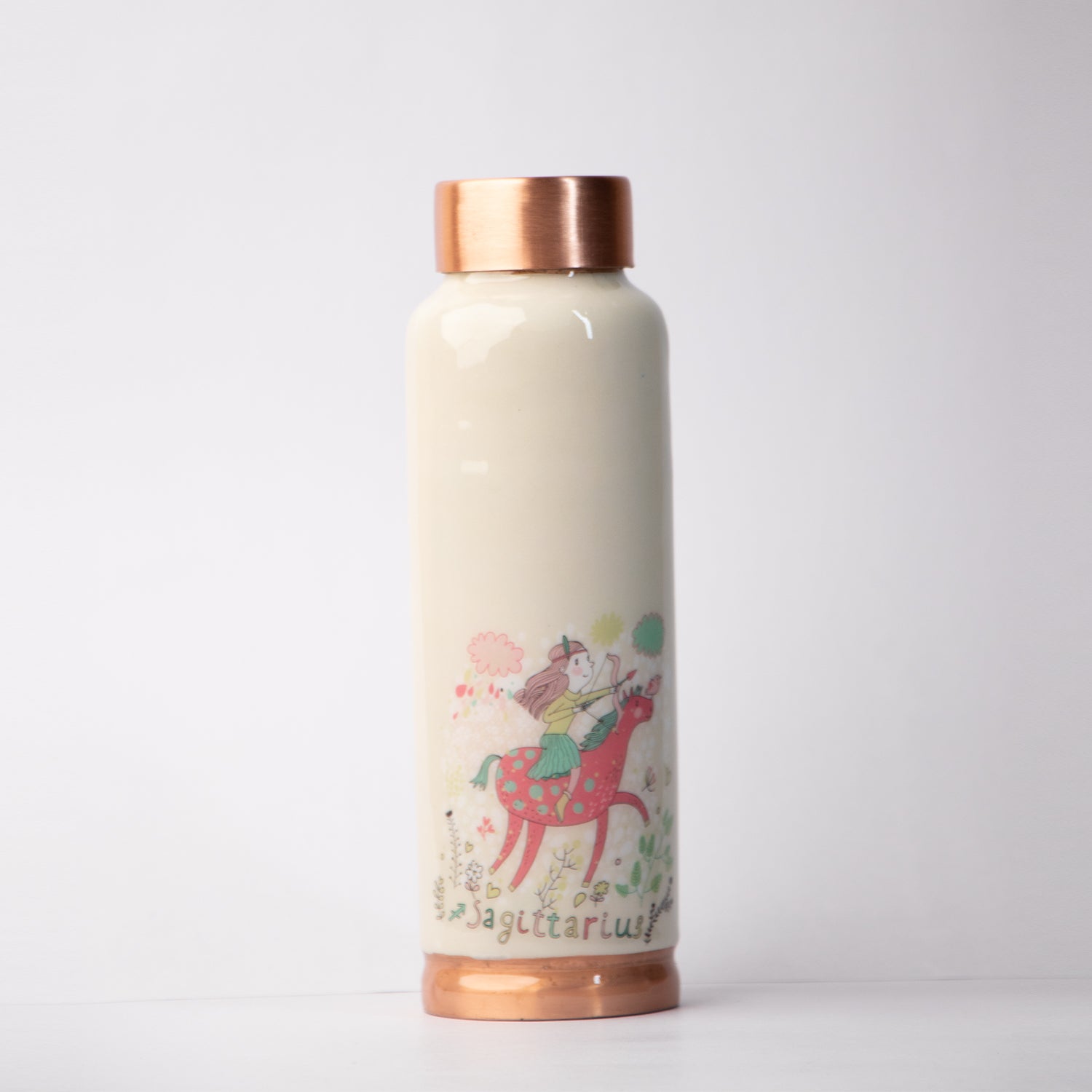 Unicorn Girl Sagi | 100% Pure Copper Bottle|500 ml | Peacoy
