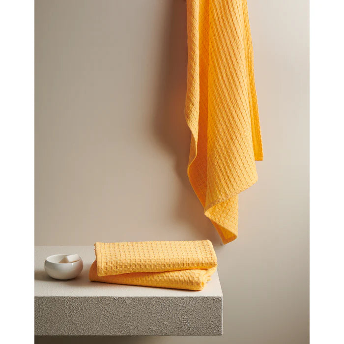 Pixel Cotton Waffle Bath Towel