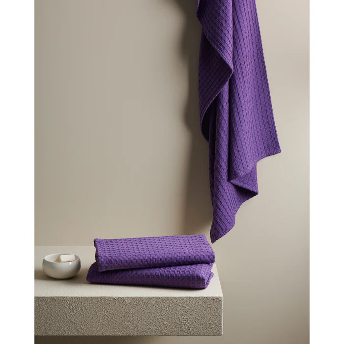 Pixel Cotton Waffle Bath Towel