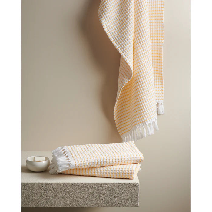 Sprinkle Box Cotton Waffle Bath Towel