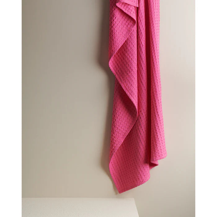 Pixel Cotton Waffle Bath Towel