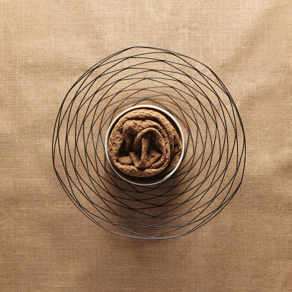 Beehive Cotton Bamboo Waffle Hand Towel