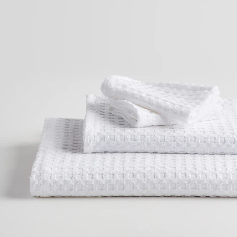 Bloom Cotton Waffle Bath Set