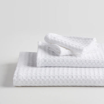 Bloom Cotton Waffle Bath Set