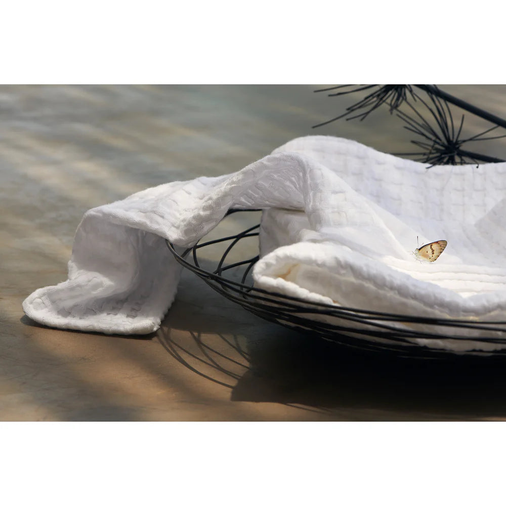 Bloom Cotton Waffle Bath Set