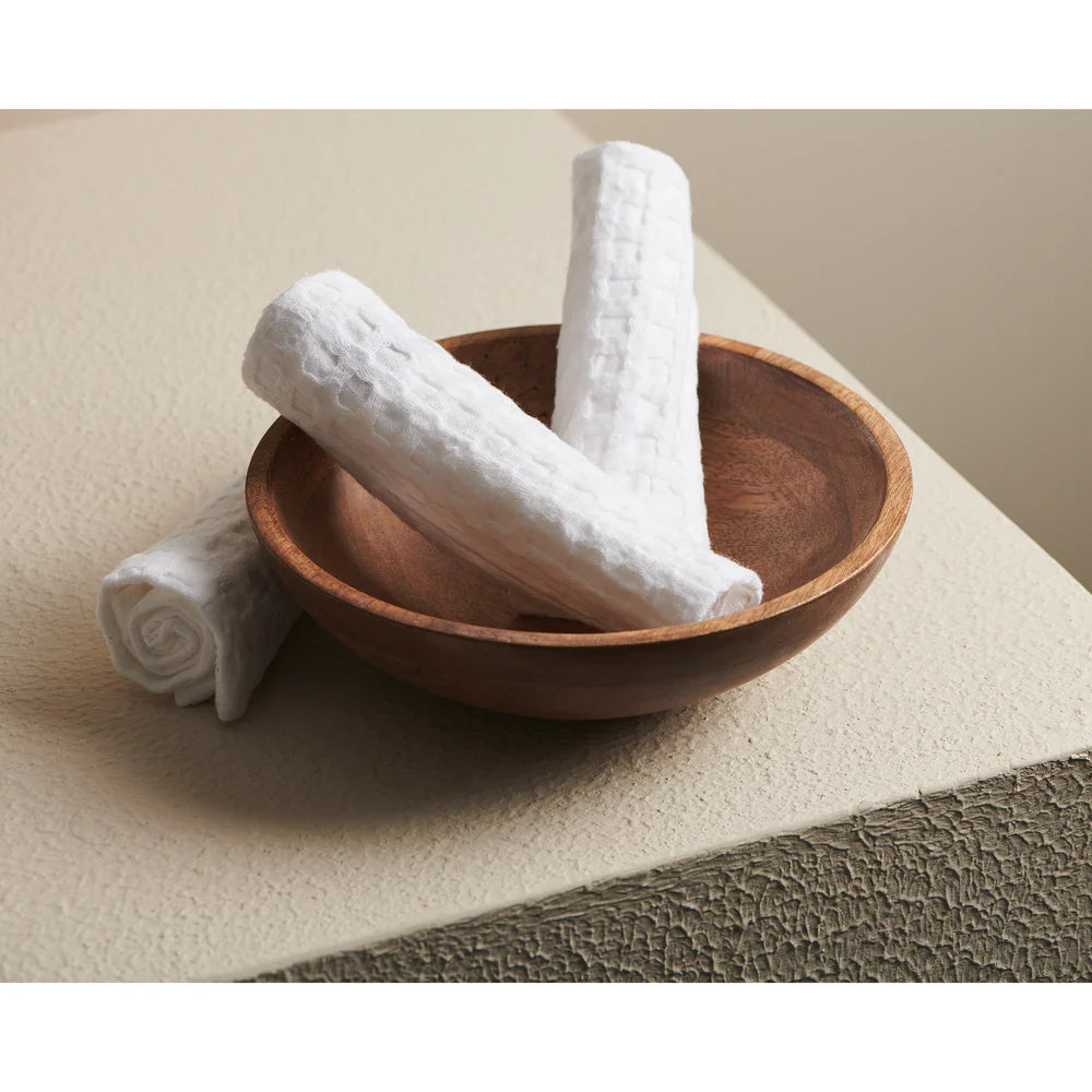 Bloom Cotton Waffle Face Towel