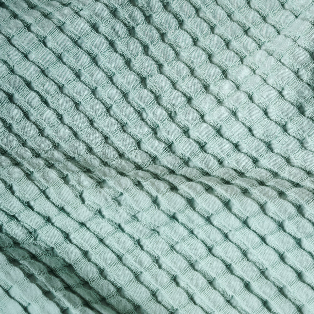 Chalk Cotton Waffle Bath Set