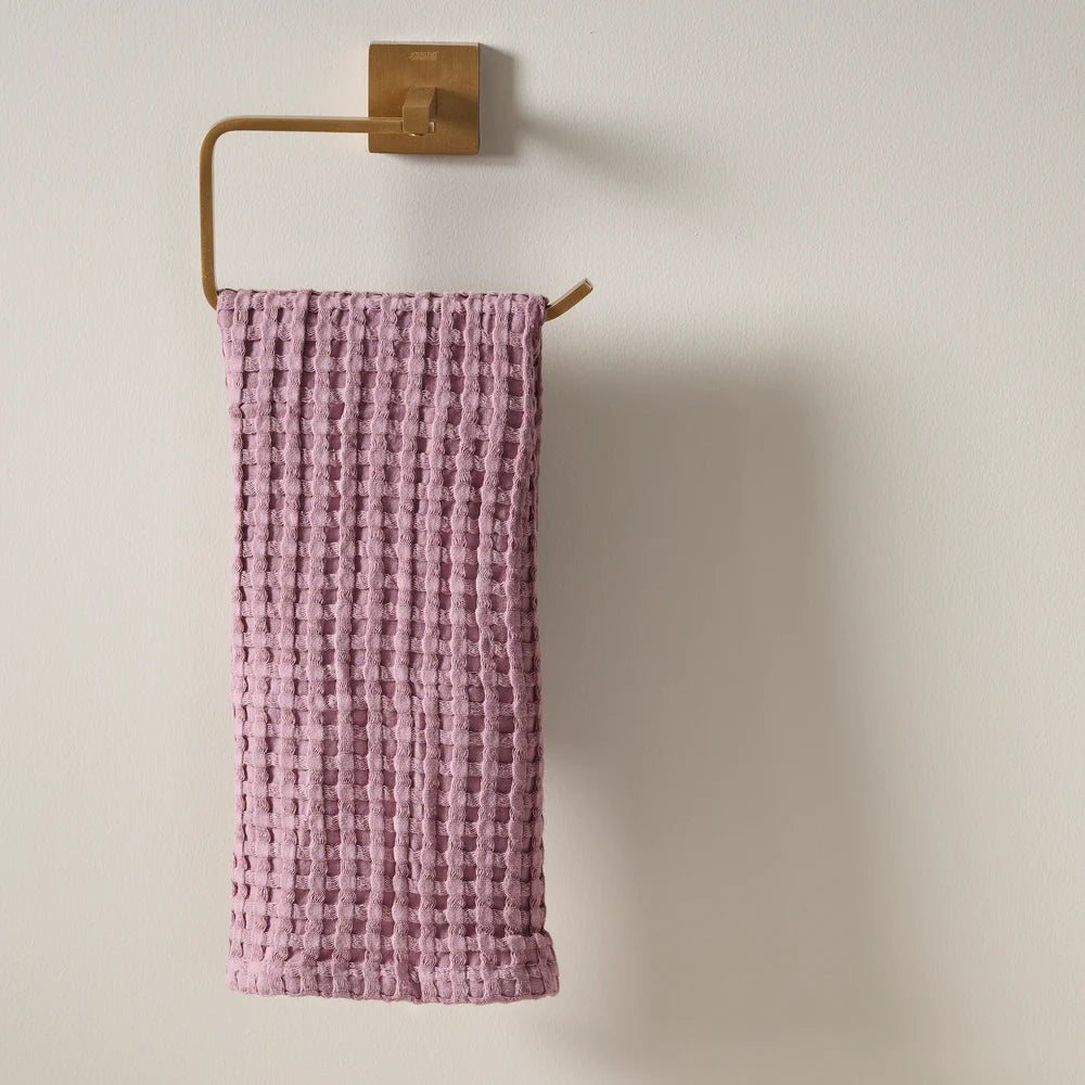 Chalk Cotton Waffle Hand Towel