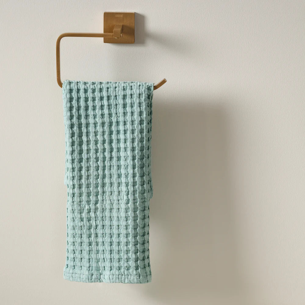 Chalk Cotton Waffle Hand Towel