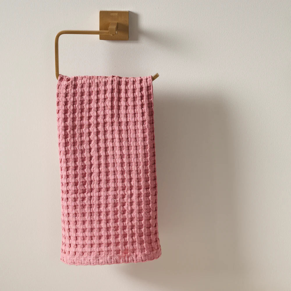 Chalk Cotton Waffle Hand Towel