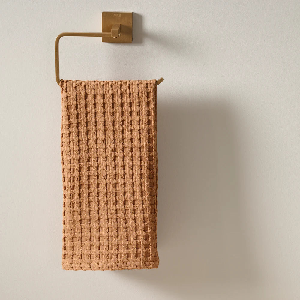 Chalk Cotton Waffle Hand Towel