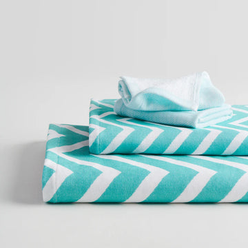 Chevron Cotton Hammam Terry Bath Set