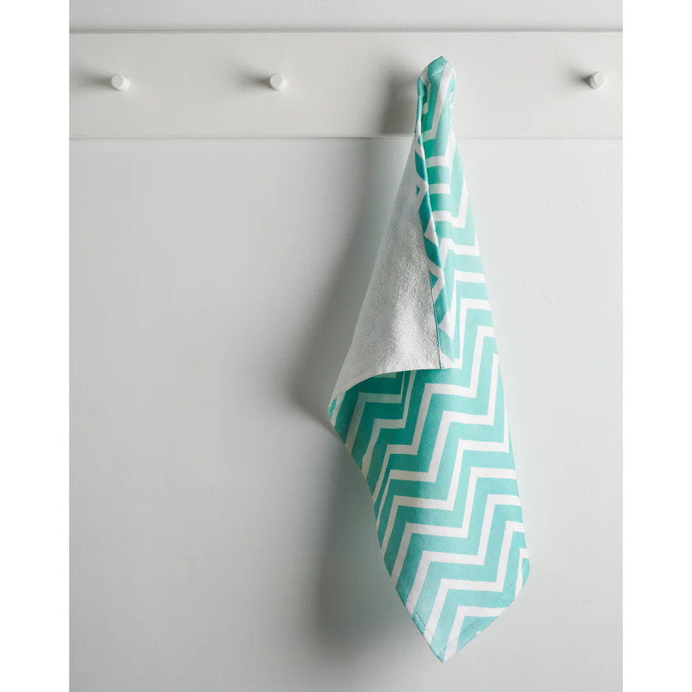 Chevron Cotton Hammam Terry Hand Towel