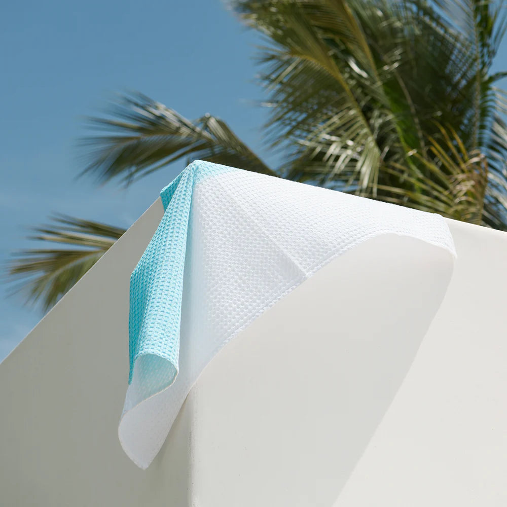 Dip Dye Cotton Waffle Bath Set