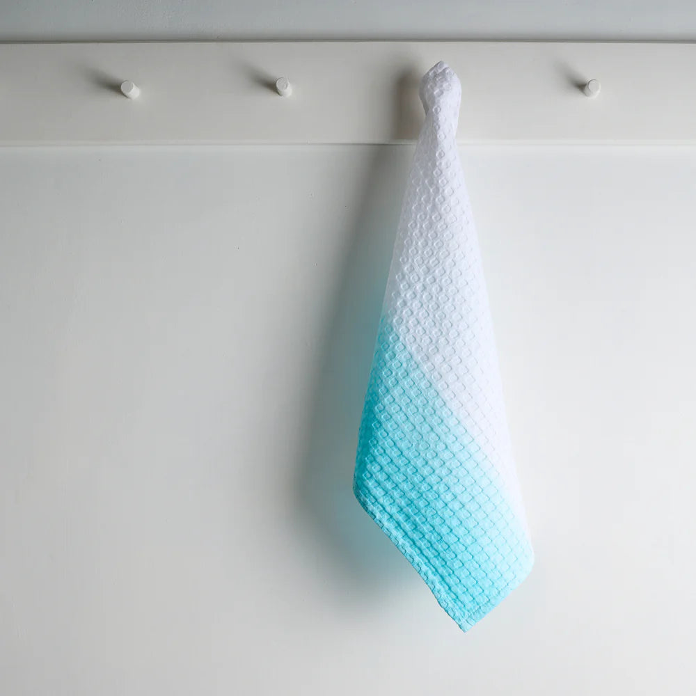 Dip Dye Cotton Waffle Hand Towel