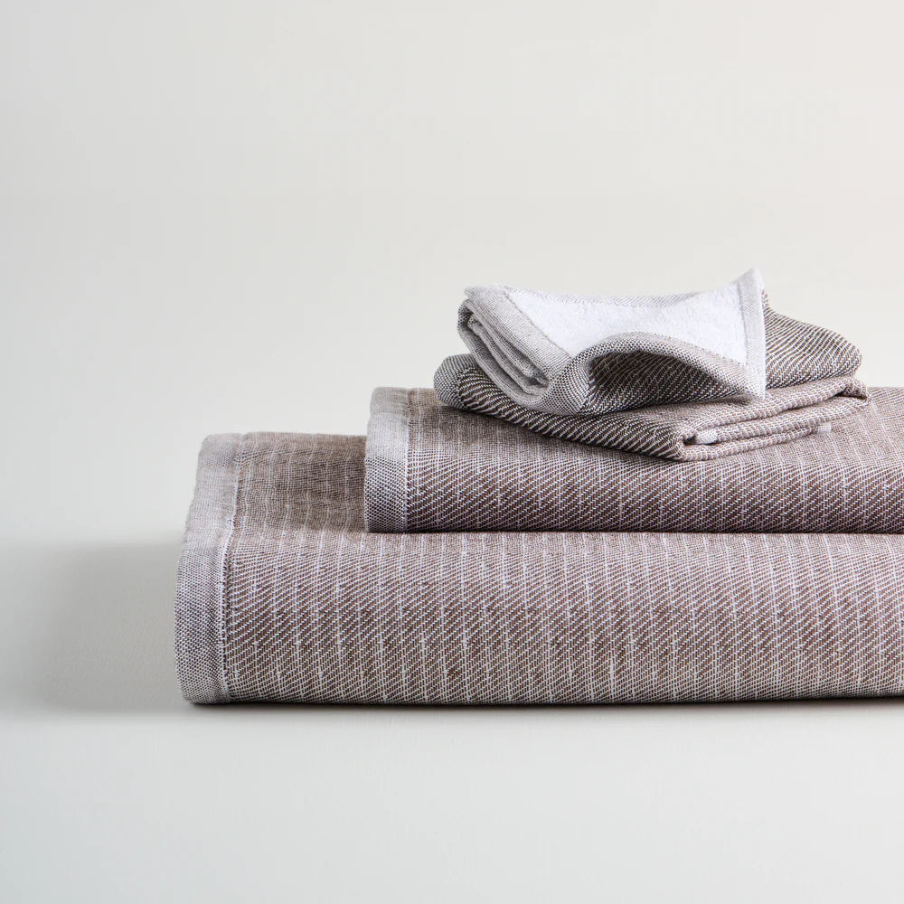 Earth Stucco Cotton Bamboo Hammam Terry Bath Set