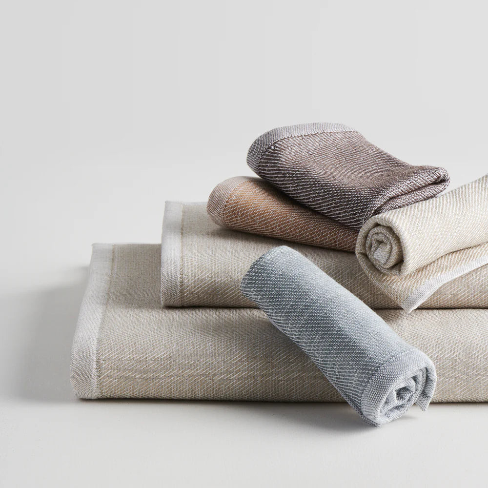 Earth Stucco Cotton Bamboo Hammam Terry Bath Set