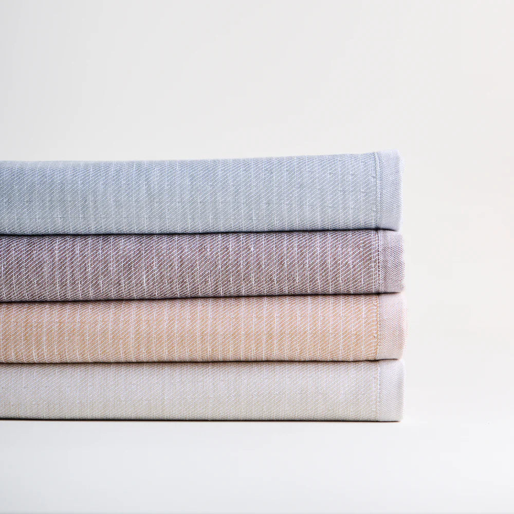 Earth Stucco Cotton Bamboo Hammam Terry Bath Towel