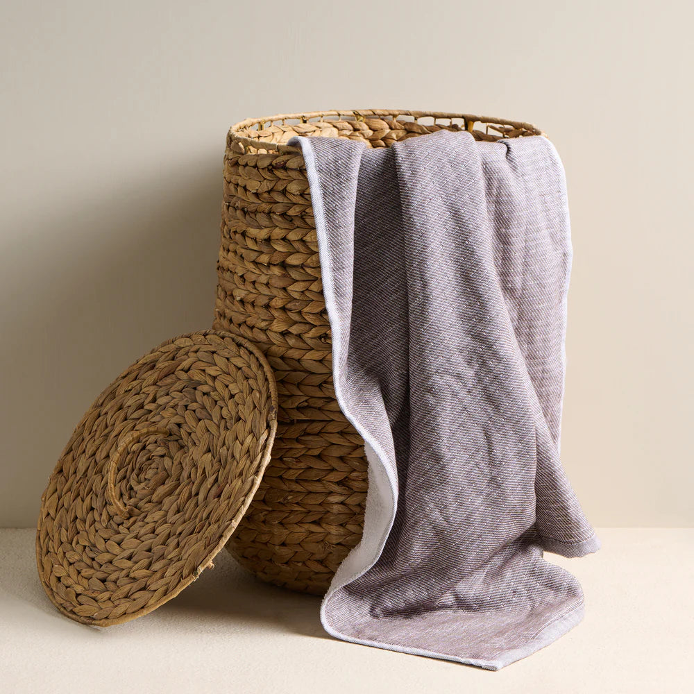 Earth Stucco Cotton Bamboo Hammam Terry Bath Towel