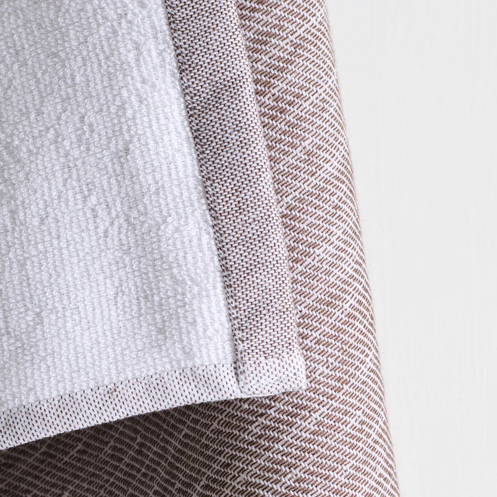 Earth Stucco Cotton Bamboo Hammam Terry Bath Towel