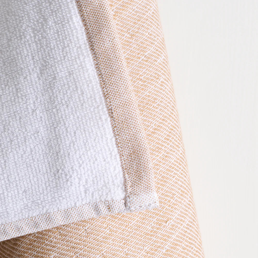Earth Stucco Cotton Bamboo Hammam Terry Bath Towel