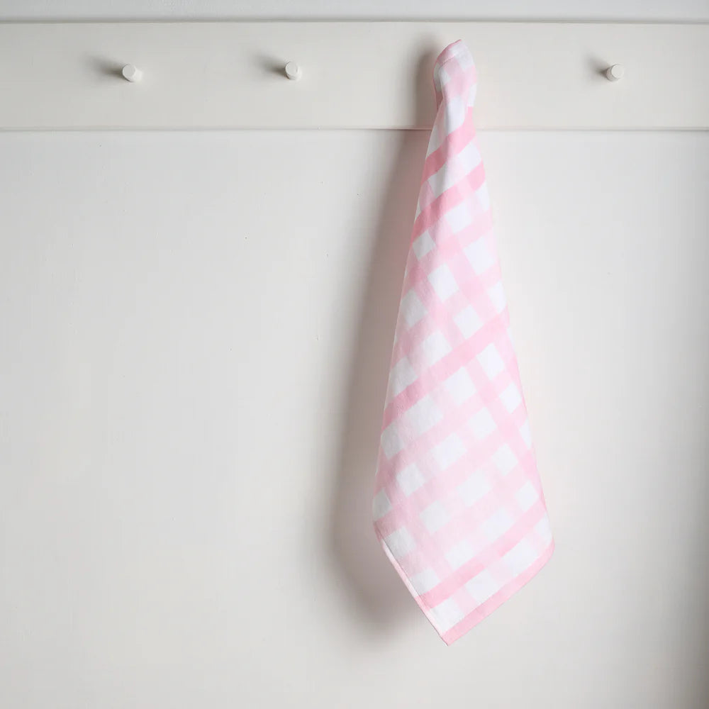 Gingham Cotton Hammam Terry Bath Set