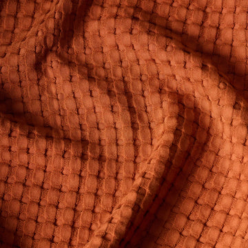 Honeycomb Cotton Bamboo Waffle Bath Set