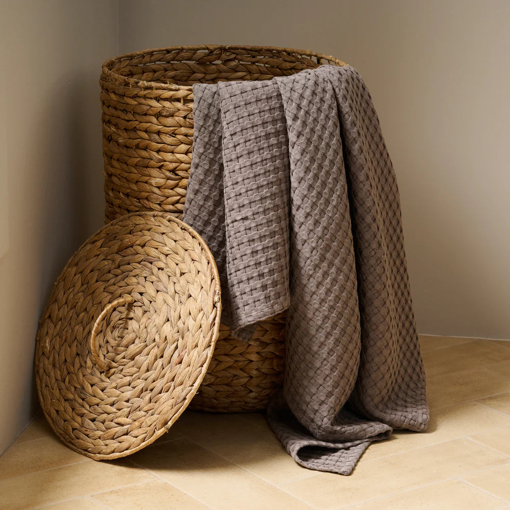 Honeycomb Cotton Bamboo Waffle Bath Towel
