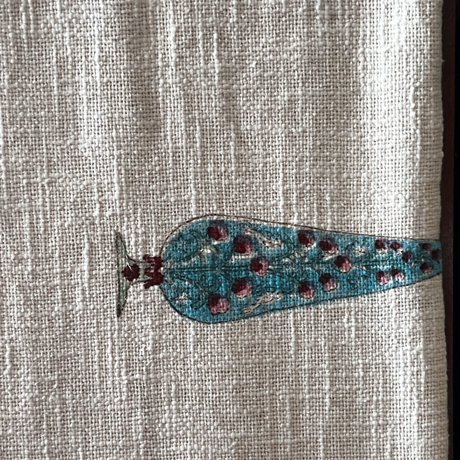 Yellow Floral Love Block Printed 100 % Cotton Throw - 60 inches x 48 inches