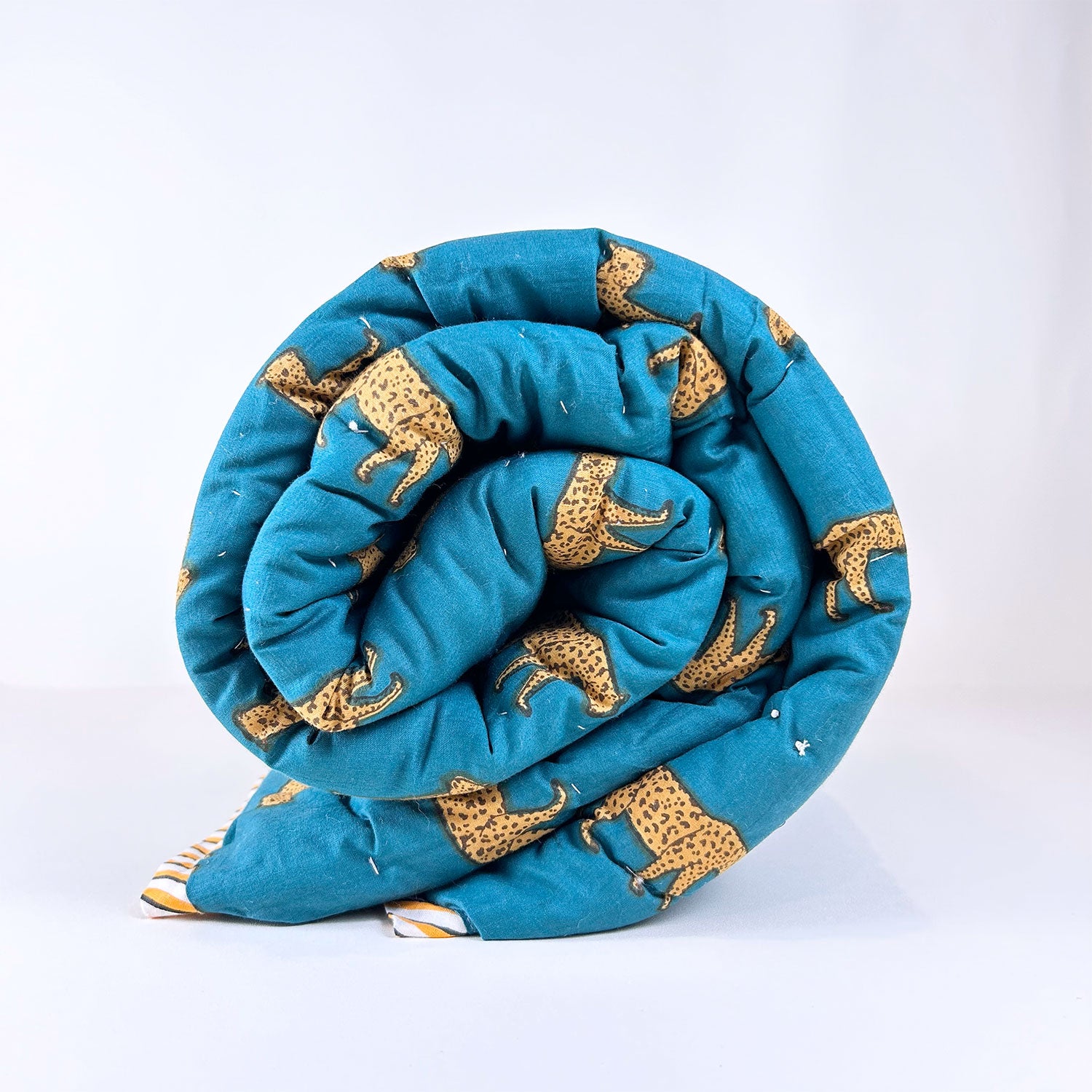 Cute Jungle Kids Quilt | Double Sided |  40x60 Inches