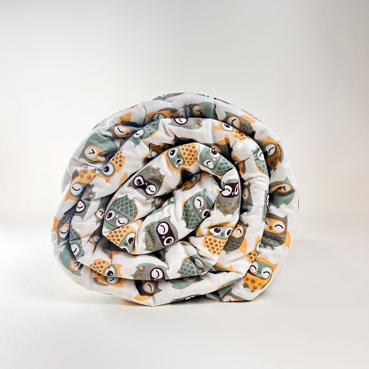 Cute  Blue giraffee Kids Quilt Single Quilt| Double Sided |  40x60 Inches