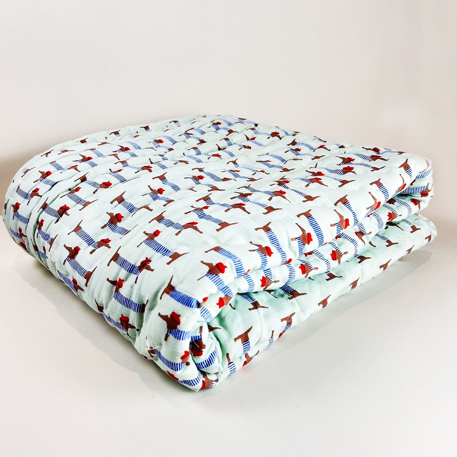 Cute Animal Kids Single Quilt | Double Sided |  40x60 Inches