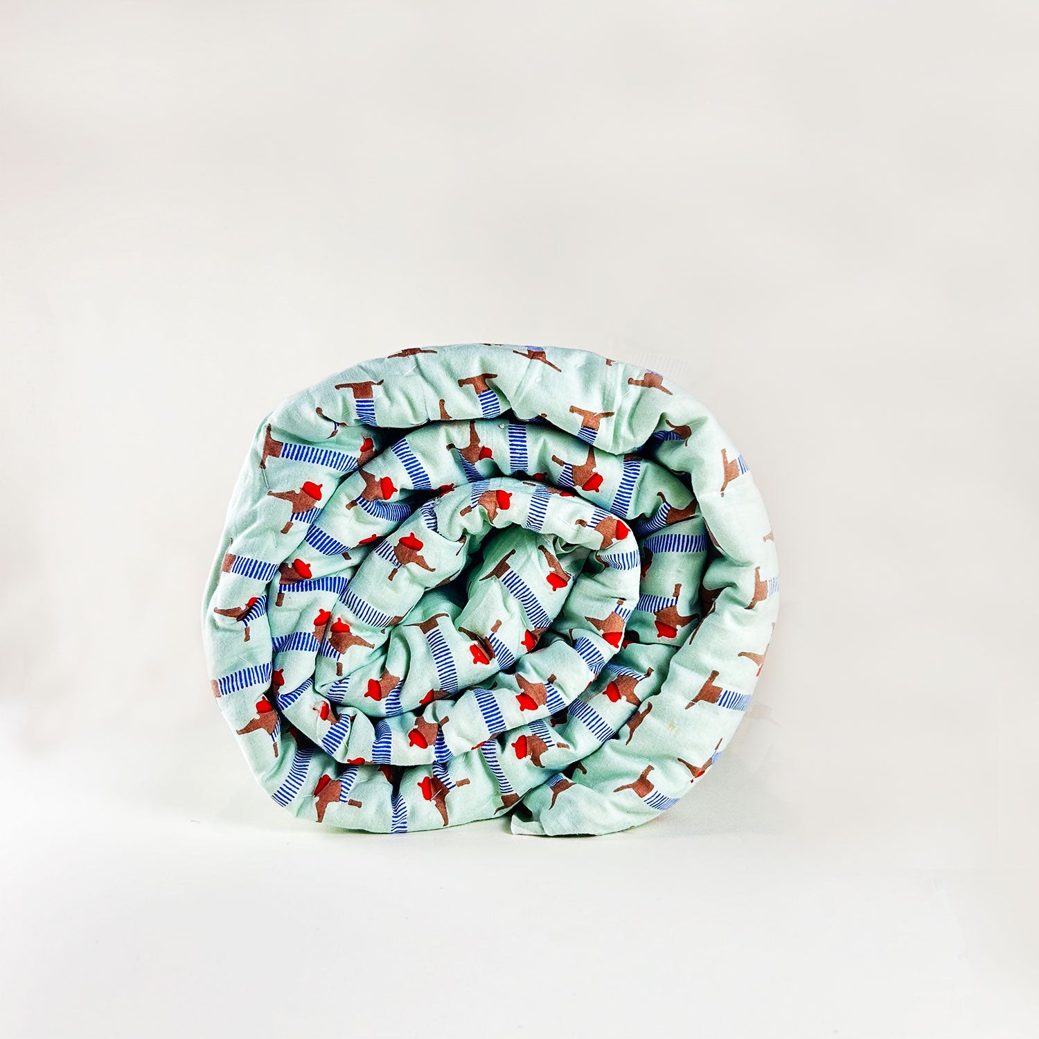 Cute Animal Kids Single Quilt | Double Sided |  40x60 Inches