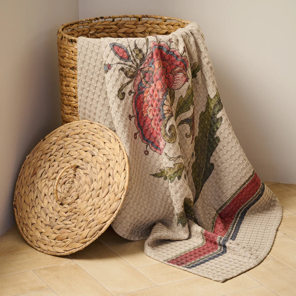 Kalika Cotton Bamboo Waffle Bath Towel
