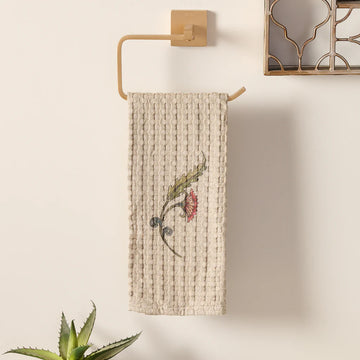 Kalika Cotton Bamboo Waffle Hand Towel