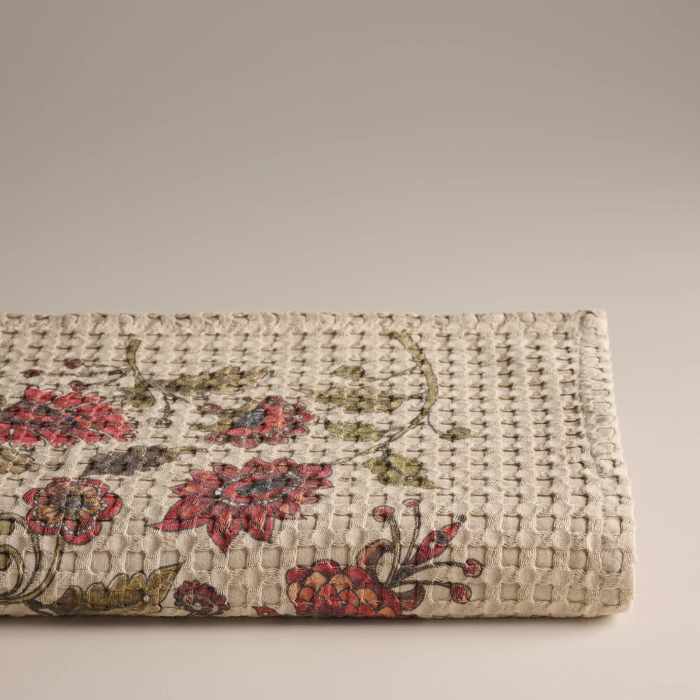 Kshupa Cotton Bamboo Waffle Bath Towel