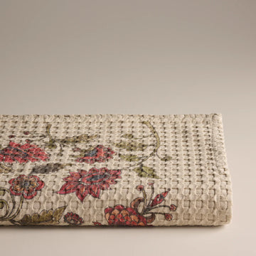 Kshupa Cotton Bamboo Waffle Bath Towel