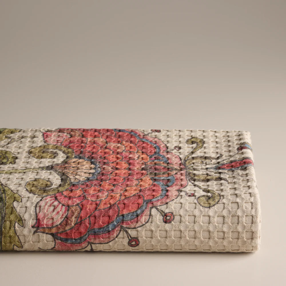 Kalika Cotton Bamboo Waffle Bath Towel