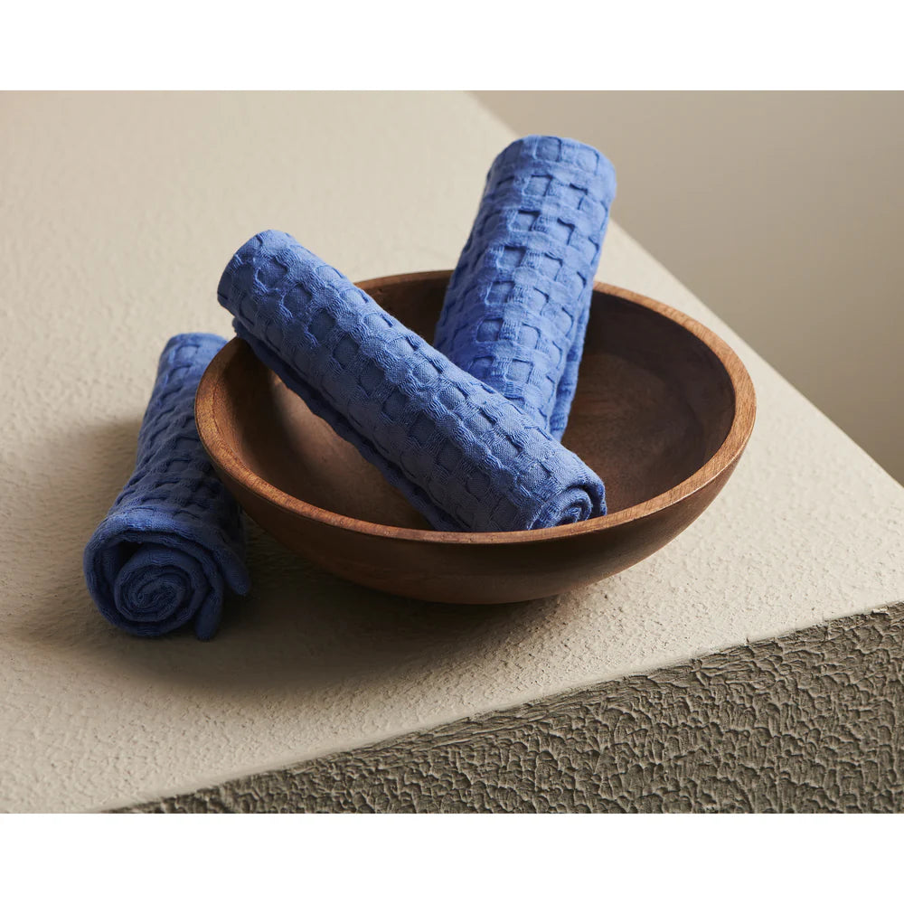 Pebble Cotton Waffle Face Towel