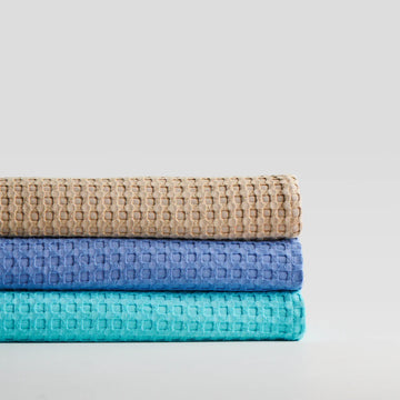 Pebble Cotton Waffle Hand Towel